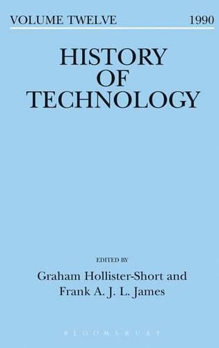 Cover image for History of Technology Volume 12