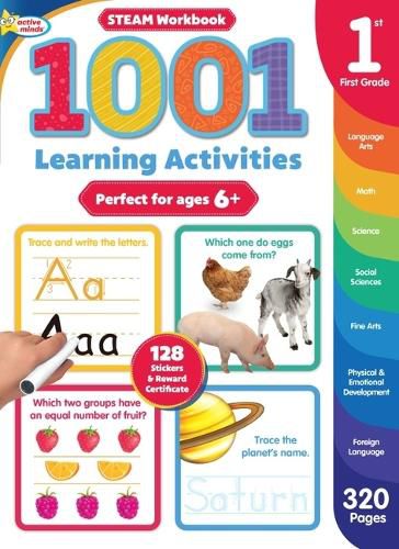 Active Minds 1001 First Grade Steam Workbook