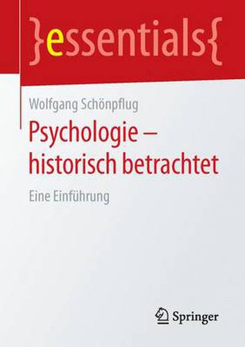 Cover image for Psychologie - historisch betrachtet: Eine Einfuhrung