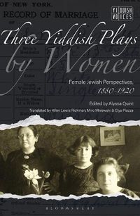 Cover image for Three Yiddish Plays by Women