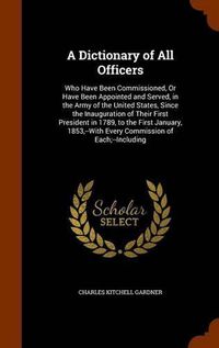 Cover image for A Dictionary of All Officers