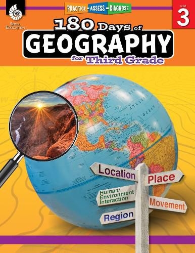 Cover image for 180 Days of Geography for Third Grade: Practice, Assess, Diagnose