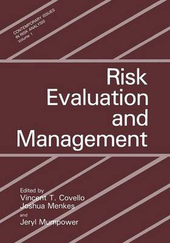 Cover image for Risk Evaluation and Management