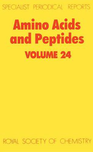 Cover image for Amino Acids and Peptides: Volume 24