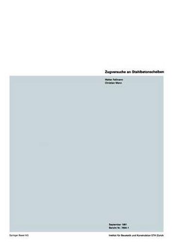 Cover image for Zugversuche an Stahlbetonscheiben