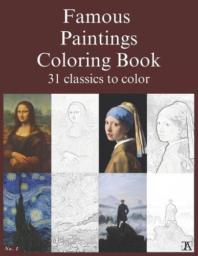 Famous paintings coloring book