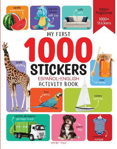 Cover image for 1000 Stickers English-Espanol Activity Book