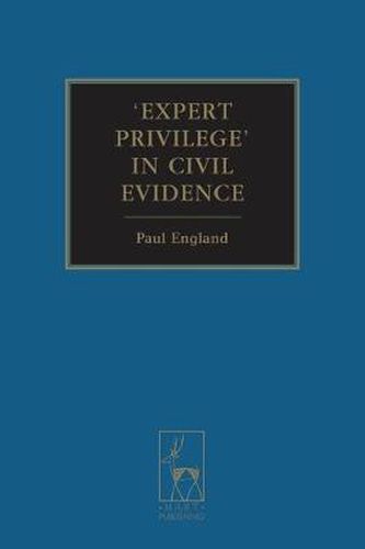 Cover image for Expert Privilege' in Civil Evidence