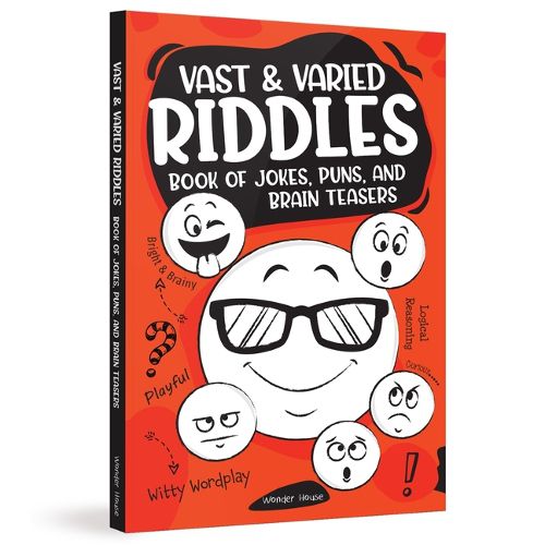 Cover image for Vast and Varied Riddles Book of Jokes, Puns, and Brain Teasers (Edition1)