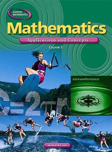 Cover image for Mathematics: Applications and Concepts, Course 3, Student Edition