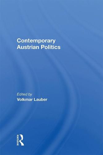 Cover image for Contemporary Austrian Politics