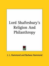 Cover image for Lord Shaftesbury's Religion and Philanthropy