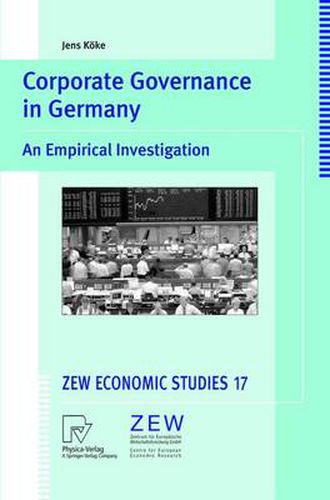 Cover image for Corporate Governance in Germany: An Empirical Investigation