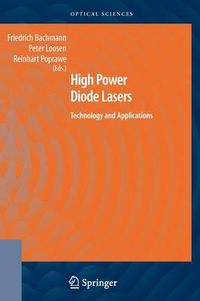 Cover image for High Power Diode Lasers: Technology and Applications