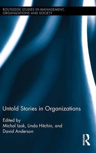 Cover image for Untold Stories in Organizations