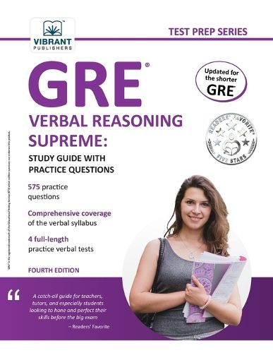 Cover image for GRE Verbal Reasoning Supreme