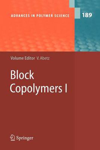 Cover image for Block Copolymers I