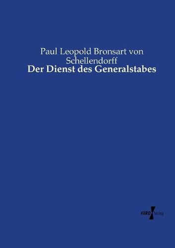 Cover image for Der Dienst des Generalstabes