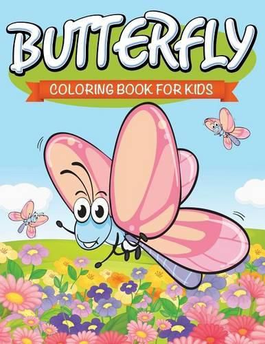 Cover image for Butterfly Coloring Book For Kids