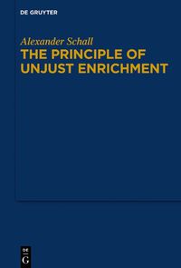 Cover image for The Principle of Unjust Enrichment