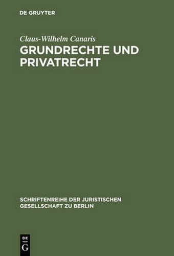 Cover image for Grundrechte und Privatrecht