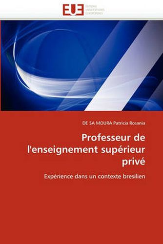 Cover image for Professeur de L'Enseignement Superieur Prive