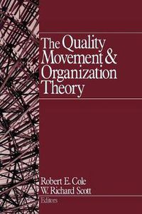 Cover image for The Quality Movement and Organization Theory