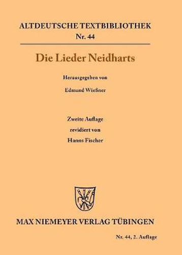 Cover image for Die Lieder Neidharts