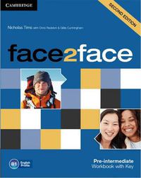 Cover image for face2face Pre-intermediate Workbook with Key