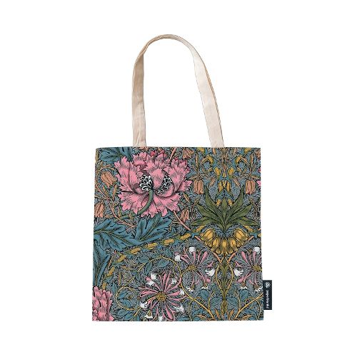 Morris Pink Honeysuckle (William Morris) Canvas Bag