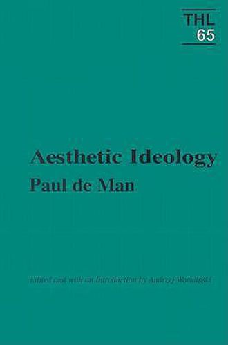 Cover image for Aesthetic Ideology