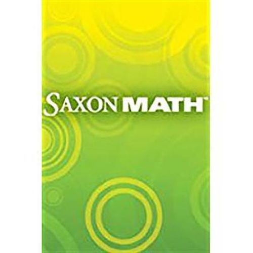Cover image for Saxon Math: Poster Set (8) Adaptations