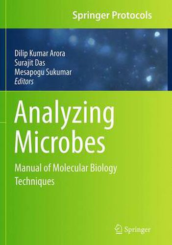 Cover image for Analyzing Microbes: Manual of Molecular Biology Techniques
