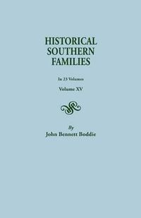 Cover image for Historical Southern Families