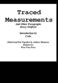 Cover image for Traced Measurements And Other Paragraphs