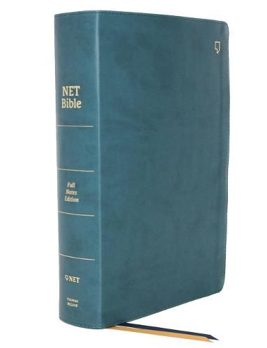 Cover image for NET Bible, Full-notes Edition, Leathersoft, Teal, Comfort Print: Holy Bible