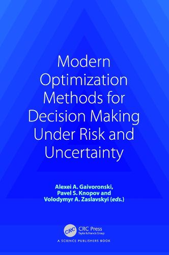 Cover image for Modern Optimization Methods for Decision Making Under Risk and Uncertainty