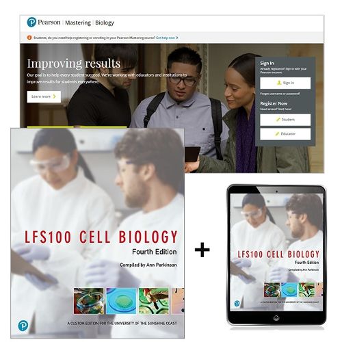 Cell Biology LFS100  + Mastering Biology with Pearson eText