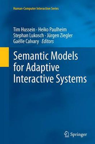 Cover image for Semantic Models for Adaptive Interactive Systems