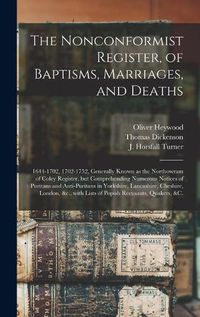 Cover image for The Nonconformist Register, of Baptisms, Marriages, and Deaths