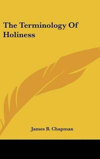 Cover image for The Terminology of Holiness