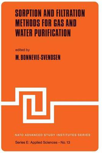 Cover image for Sorption and Filtration Methods for Gas and Water Purification