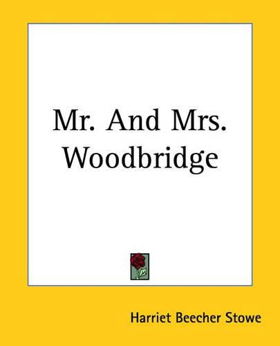 Cover image for Mr. And Mrs. Woodbridge