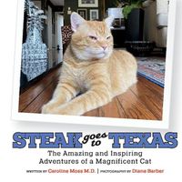 Cover image for Steak Goes to Texas: The Amazing and Inspiring Adventures of a Magnificent Cat