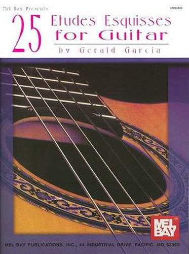 Cover image for 25 Etudes Esquisses For Guitar