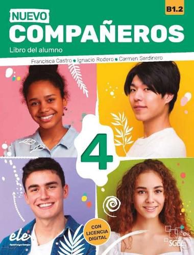 Cover image for Nuevo Companeros (2021 ed.): Libro del alumno + licencia digital 4 (B1.2)
