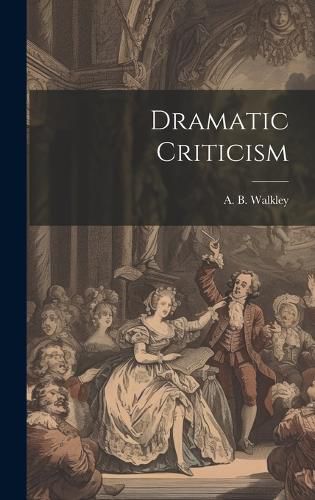 Cover image for Dramatic Criticism