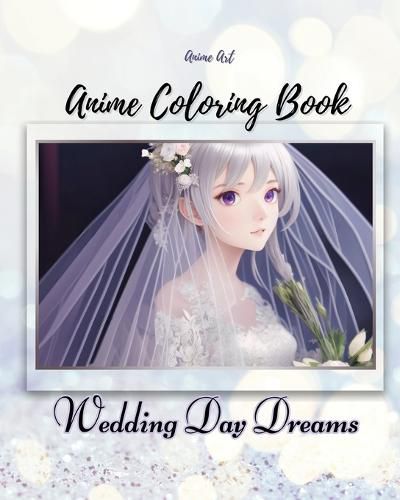 Cover image for Anime Art Wedding Day Dreams Anime Coloring Book