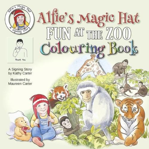 Cover image for Alfie's Magic Hat: Fun at the Zoo Colouring Book