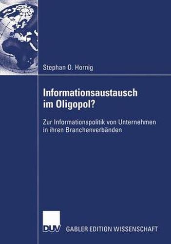 Cover image for Informationsaustausch im Oligopol?